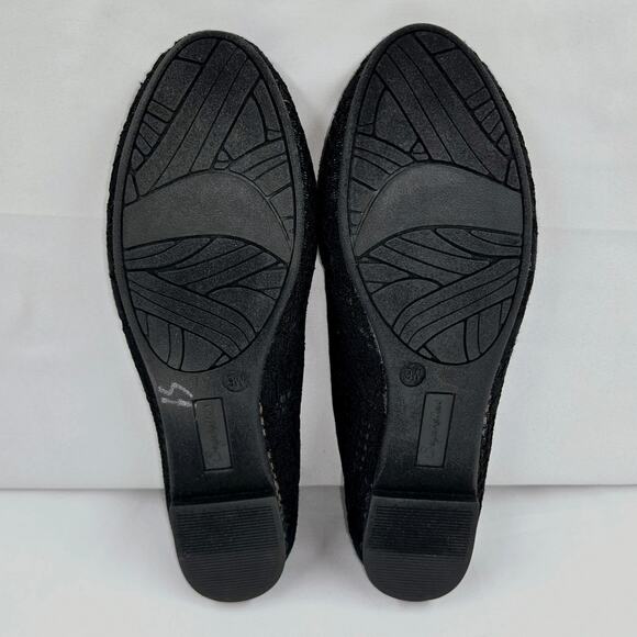 SEYCHELLES WOMEN'S BLACK MEMORY FOAM SEE-THRU MESH UPPER FLATS – SIZE 9W - Picture 8 of 12